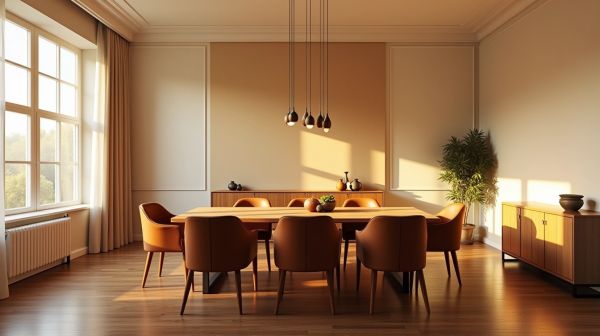 Aménagez votre salle à manger avec des meubles adaptés